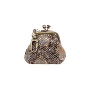 Hobo NWT Run Go Frame Metal Snake Coin Purse